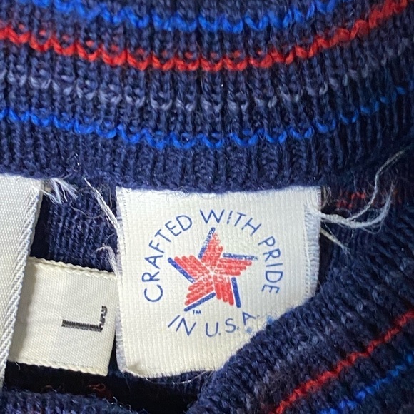 Jasu Vintage Pure Wool Sweater Made in Seattle USA Womens Size Large - Picture 3 of 6